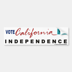 CALIFORNIA INDEPENDENCE BUMPER STICKER
