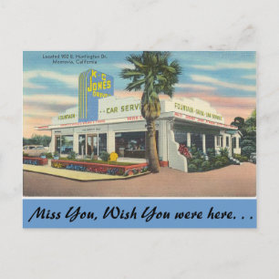 California, K. C. Jones Drive-in Postcard