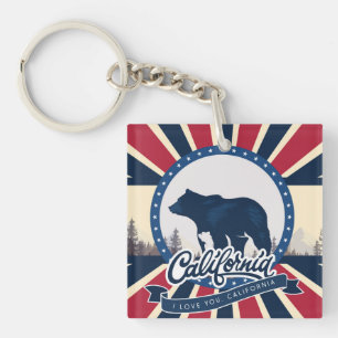 California Keychain