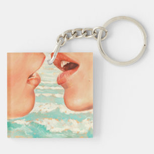 California Kiss Keychain