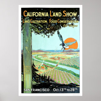 California Land Show in San Francisco Poster