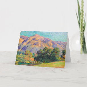California Landscape   Arthur Merton Hazard Card