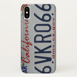 California license plate phone case