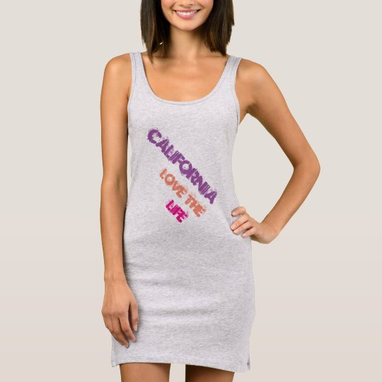 California life sleeveless dress