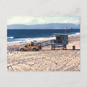 California Lifeguard Station Postcard