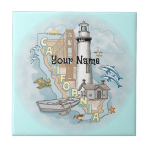 California Lighthouse tile