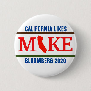 California like Mike 2 Inch Round Button
