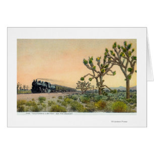 California Limited Train Travelling Through