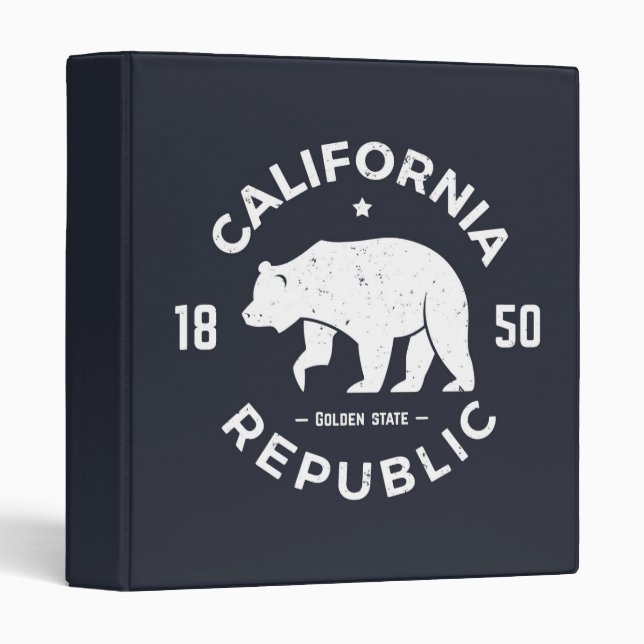 California Logo | The Golden State Binder (Front/Spine)
