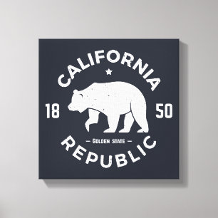 California Logo   The Golden State Canvas Print