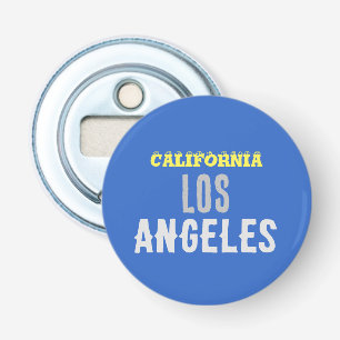 California Los Angeles City USA Retro Vintage Blue Bottle Opener
