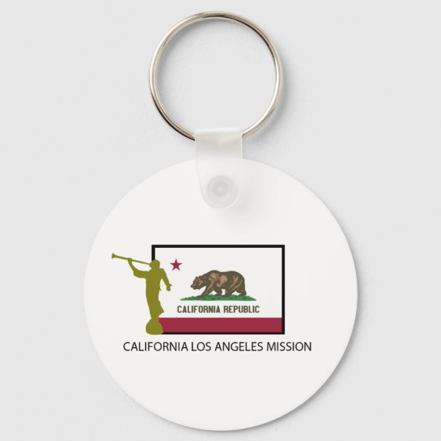 CALIFORNIA LOS ANGELES MISSION LDS CTR KEYCHAIN (Front)