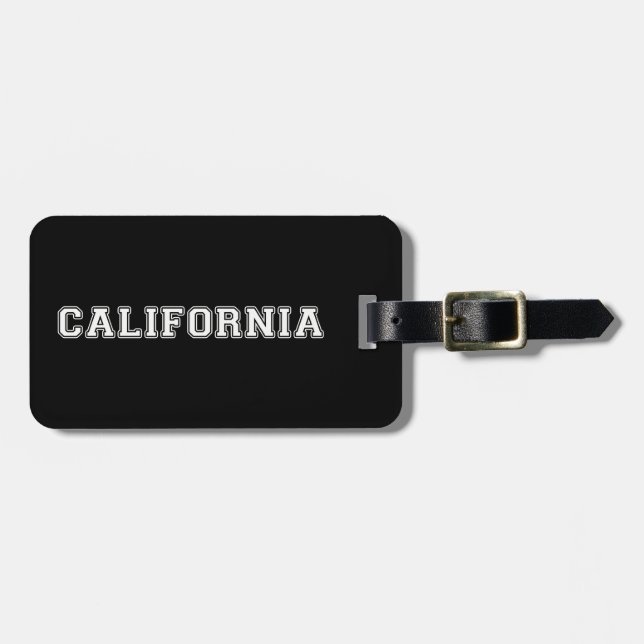 California Luggage Tag (Front Horizontal)