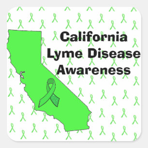 California Lyme Disease Awareness Sticker