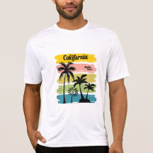 California Malibu Beach Vintage Surf T-Shirt