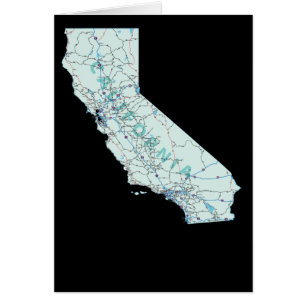 California Map Card
