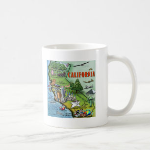 California Map Coffee Mug