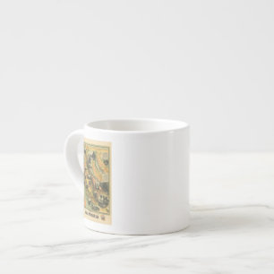 California Map Espresso Cup