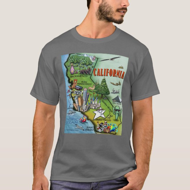 California Map T-Shirt (Front)
