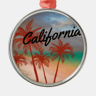 California Metal Ornament