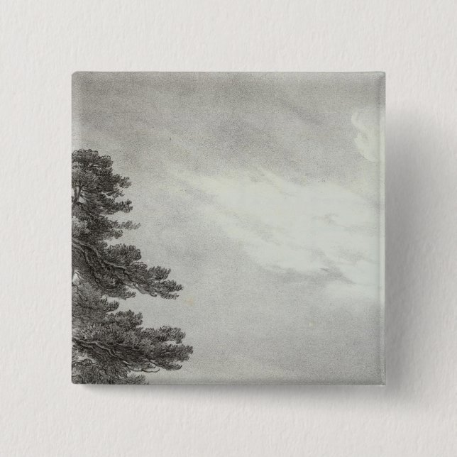 California Mission 2 Inch Square Button (Front)