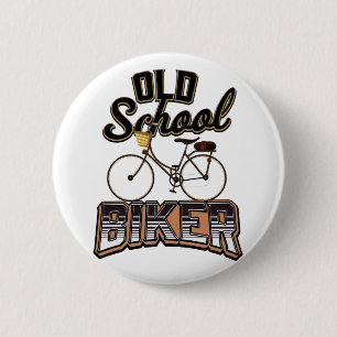 California Motorbike T-Shirt 2 Inch Round Button