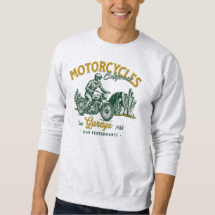 California Motorcycles Garage Sweatshirt