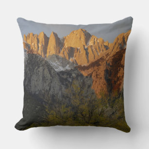 California, Mount Whitney, Inyo National Forest 3 Throw Pillow