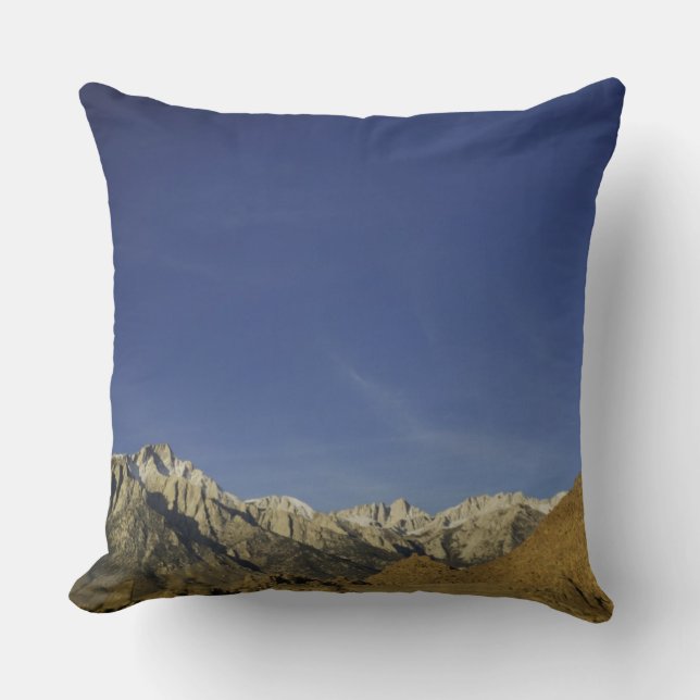 California, Mount Whitney, Inyo National Forest Throw Pillow (Front)