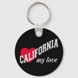 California my love keychain