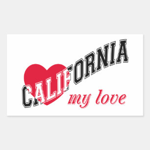 California my love sticker