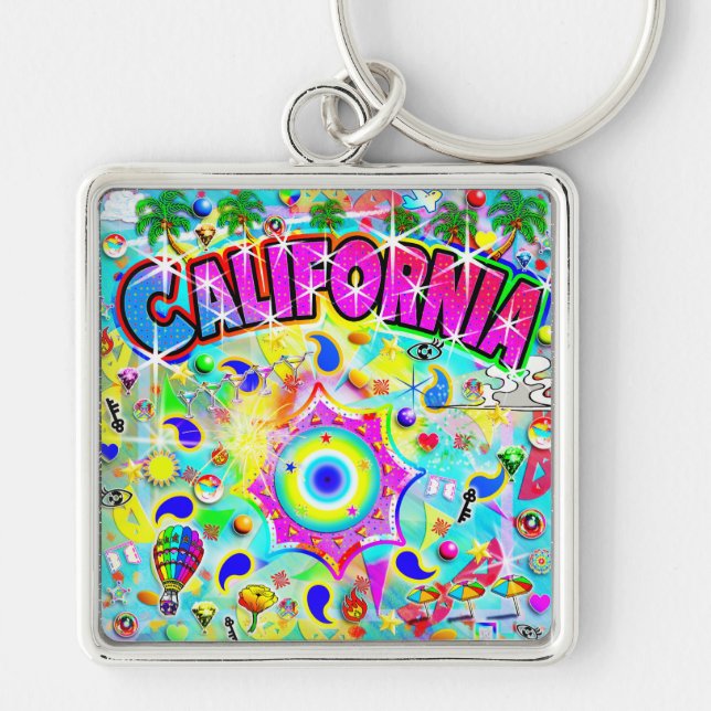 California Mystic Dance Keychain (Front)