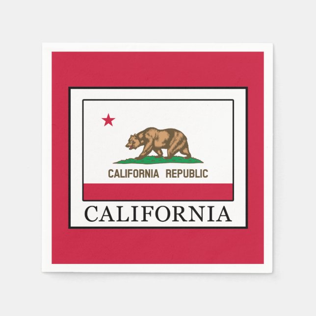 California Napkin (Front)