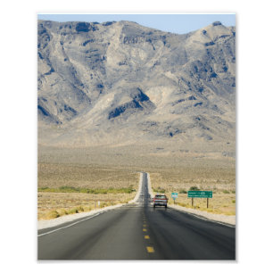 California & Nevada State Line Photo Print