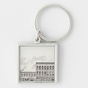 California North side Davis and Front Keychain