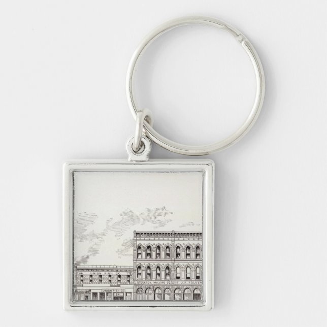 California North side Davis and Front Keychain (Front)