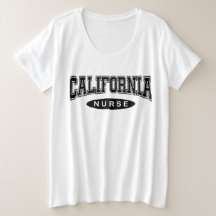 California nurse oversized graphic tshirt