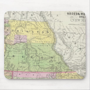 California, Oregon, Washington, Utah, New Mexico 6 Mouse Pad