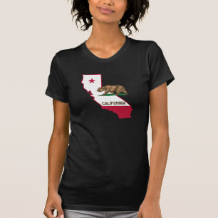California Outline and Flag T-Shirt