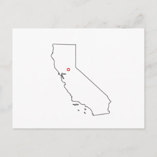 California Outlyner Map Postcard