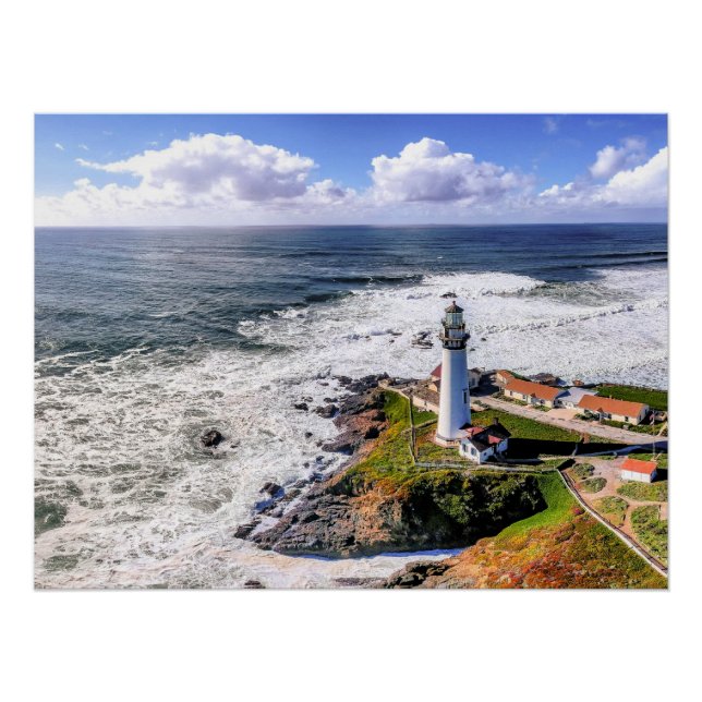 California, Pacific Ocean, Lighthouse Poster (Front)