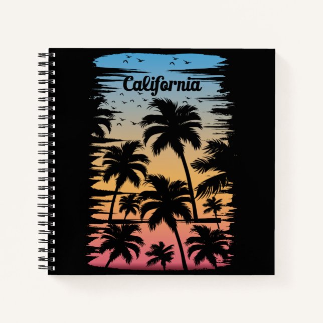 California Palm Tree Notebook (Front)