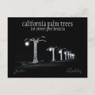 CALIFORNIA PALM TREES by iLuvit.biz - post card