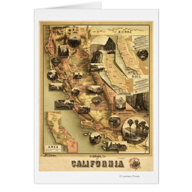 California Panoramic Map (Front)