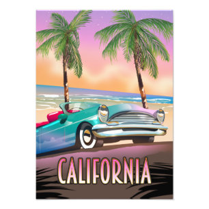 California Paradise Sunset Photo Print