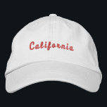 California Personalized Adjustable Hat<br><div class="desc">Create your own adjustable hat on Zazzle.com. Use the design tool to upload your art, designs, or picture to create a one of a kind adjustable hat! You can also add text using professional fonts & see a preview of your creation! Zazzle's simple to personalize adjustable hat has no minimum...</div>