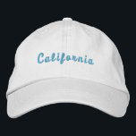 California Personalized Adjustable Hat<br><div class="desc">Create your own adjustable hat on Zazzle.com. Use the design tool to upload your art, designs, or picture to create a one of a kind adjustable hat! You can also add text using professional fonts & see a preview of your creation! Zazzle's simple to personalize adjustable hat has no minimum...</div>