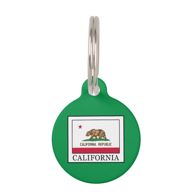 California Pet Tag (Front)