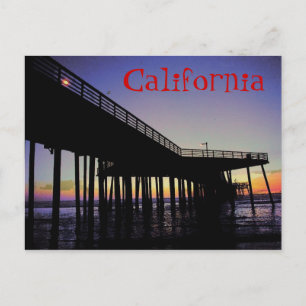 California Pier Postcard