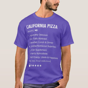 California Pizza Definition Meaning Funny T-Shirt